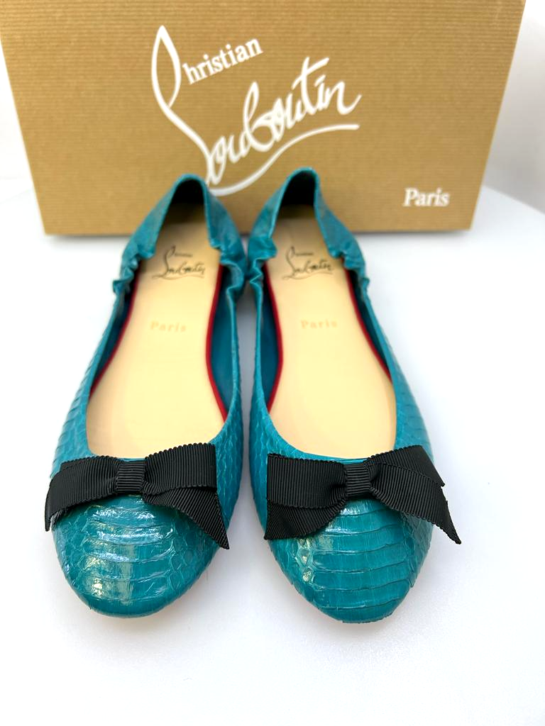 Air loubi red 2025 sole ballet flats