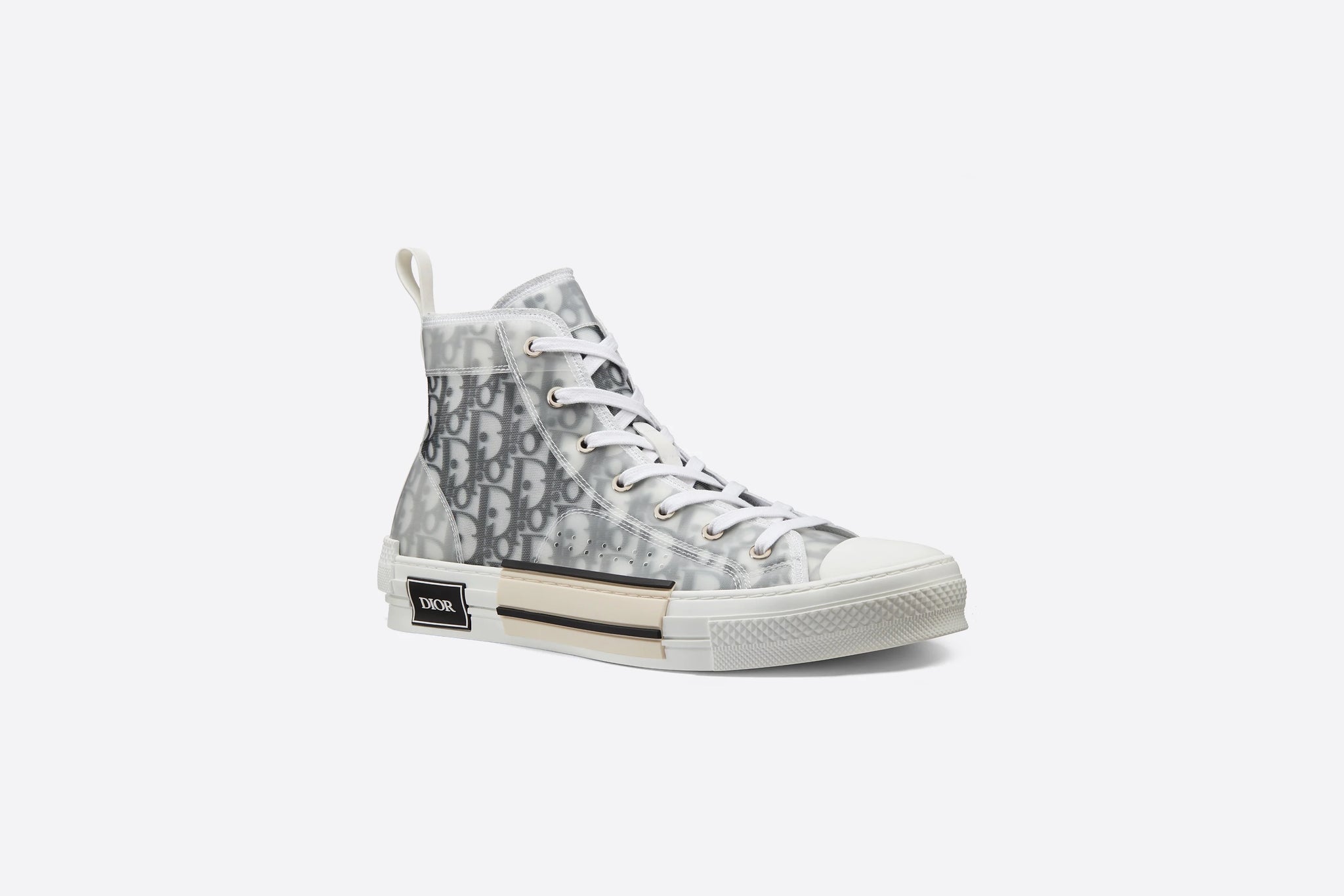 DIOR B23 HIGH TOP DIOR OBLIQUE CANVAS SNEAKERS The Lavish Loft