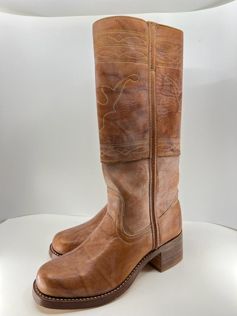 FRYE CAMPUS STITCHING HORSE TALL LEATHER BOOTS â The Lavish Loft