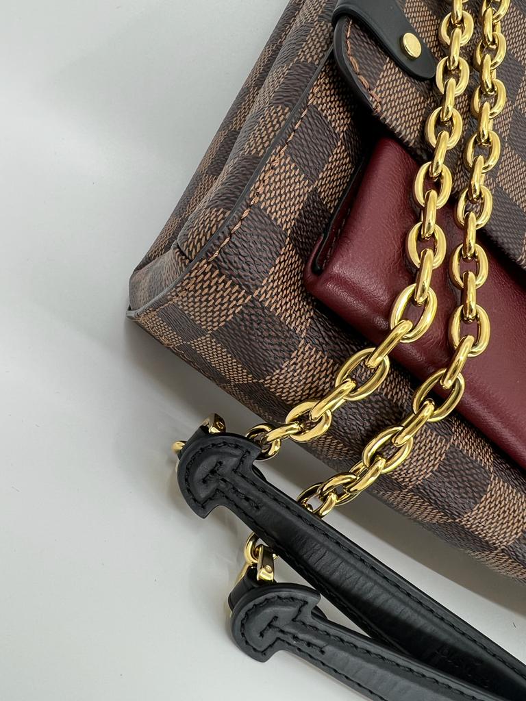 Louis Vuitton Damier Ebene Vavin PM Chain Bag