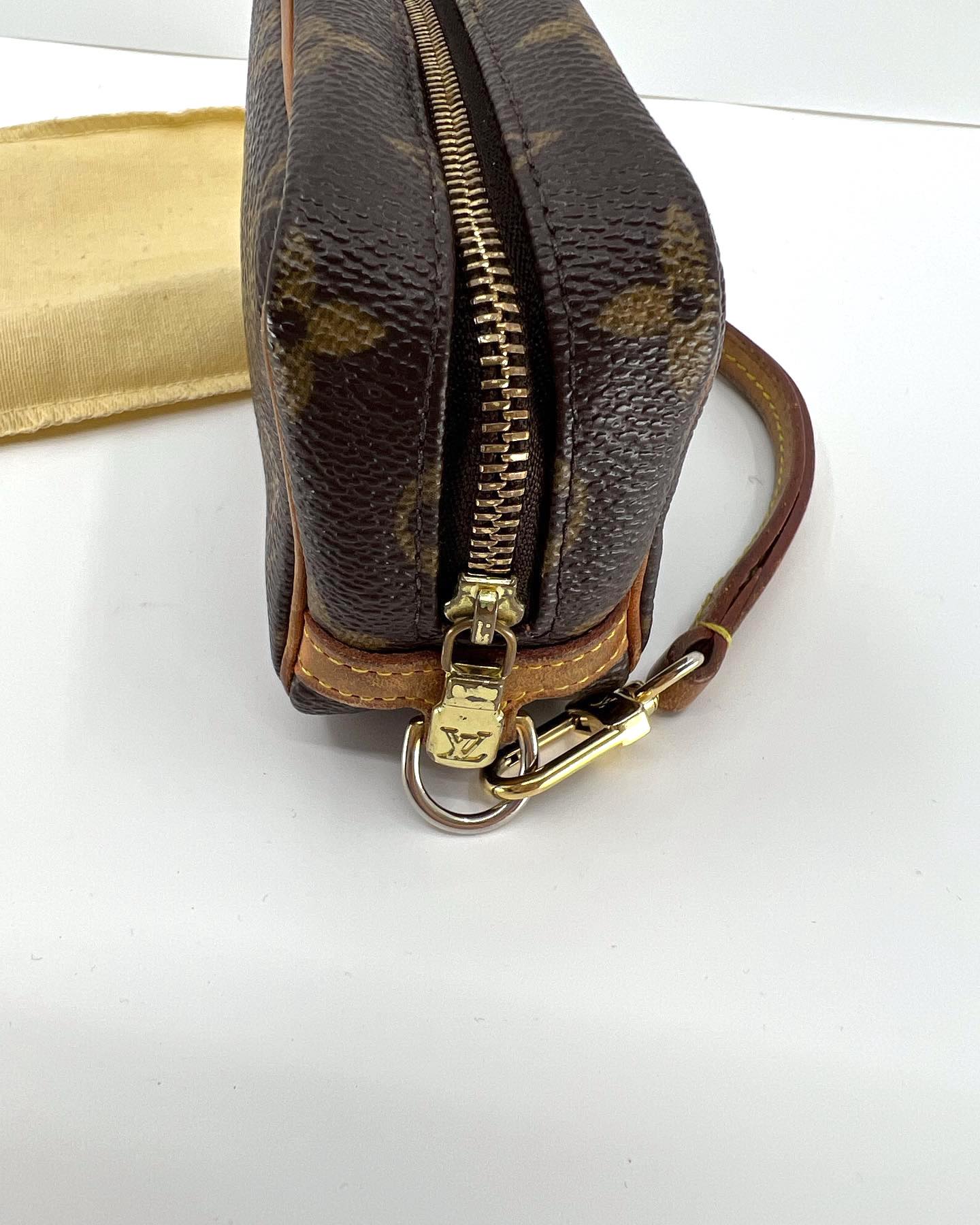 Authentic Limited Edition Louis Vuitton Brown Monogram Suede Leather Irene  Coco Shoulder Bag