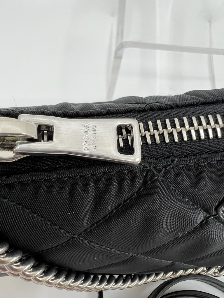 Prada Tessuto Nylon Black Camera Bag Cross Body