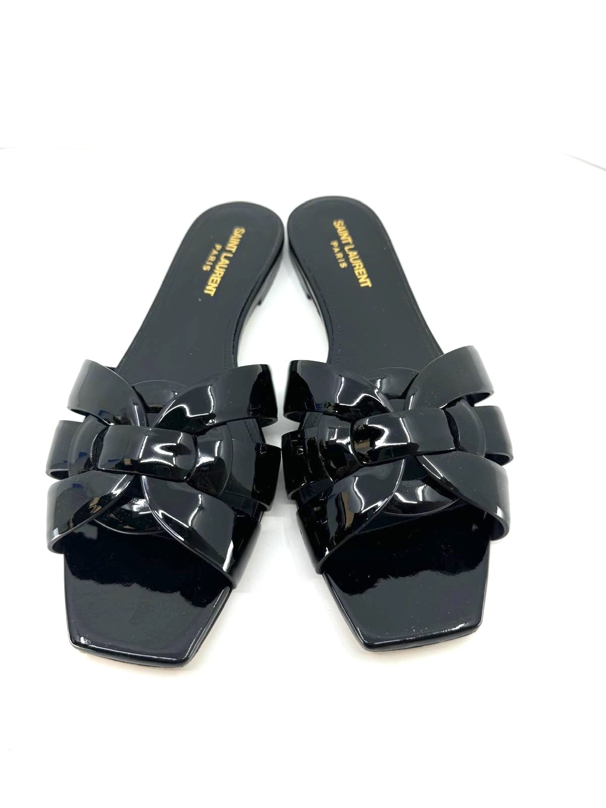 サンダル・ミュール Saint Laurent 'Tribute Nu Pieds mules (571952BDA00 2206) YVES SAINT LAURENT TRIBUTE NU PIEDS SANDALS MULES – The