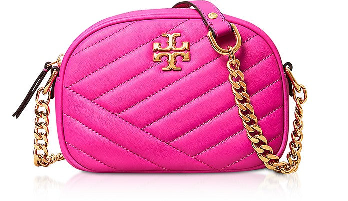 Tory Burch Crazy Pink Tassel Leather Crossbody Bag