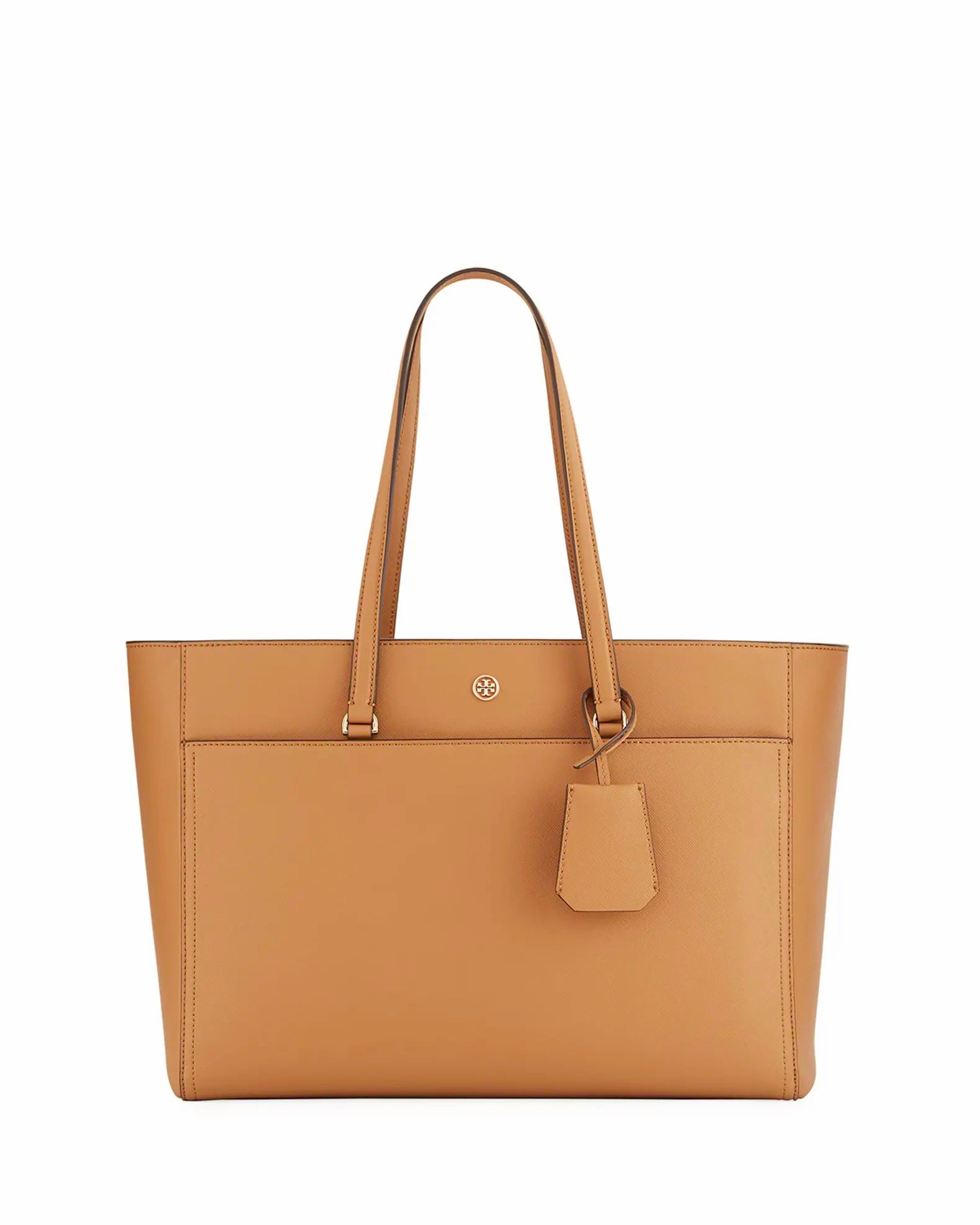 Tory burch robinson 2025 smooth tote bag