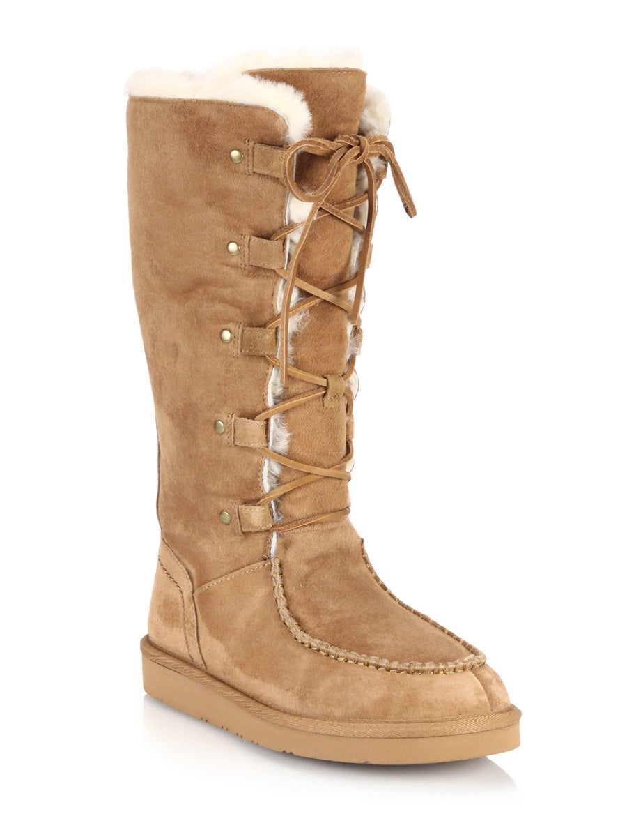 UGG AUSTRALIA APPALACHIAN TALL LACE-UP BOOTS – The Lavish Loft