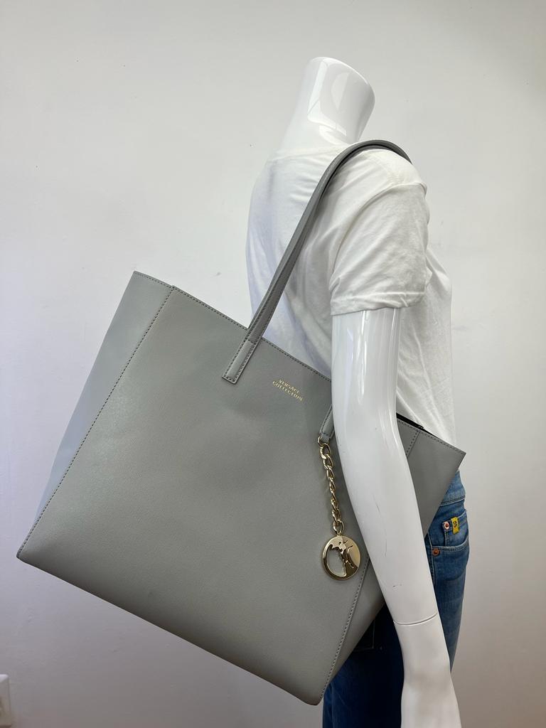 Versace saffiano discount leather tote bag