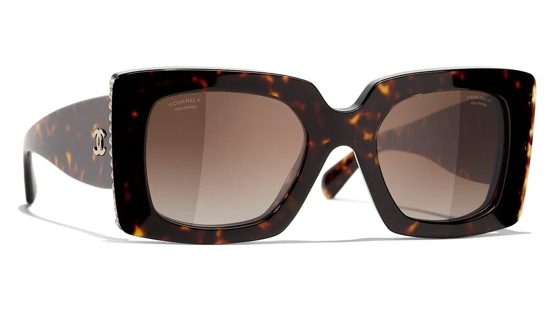 CHANEL ACETATE RECTANGLE SUNGLASSES 5435 TORTOISE – The Lavish Loft chanel-acetate-rectangle-sunglasses-5435-tortoise-the-lavish-loft