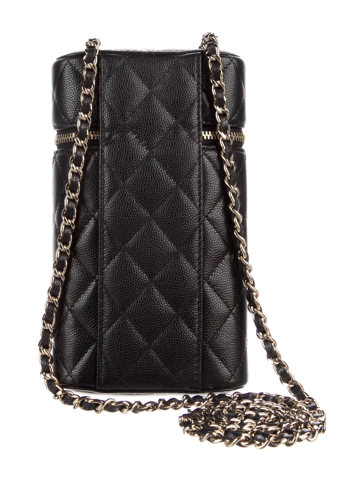 CHANEL CLASSIC CAVIAR QUILTED VANITY PHONE HOLDER WITH CHAIN – The Lavish  Loft