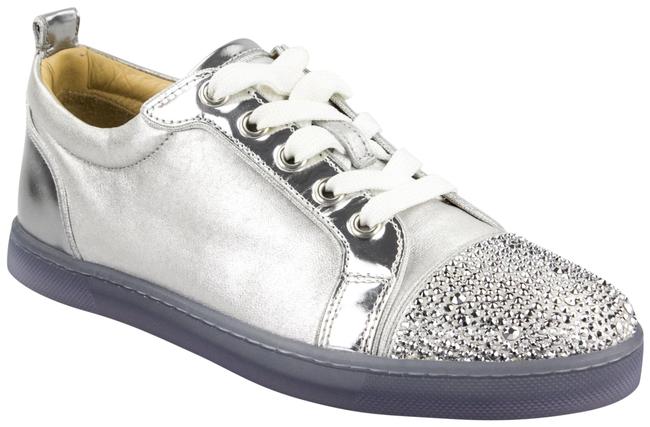 Christian Louboutin, Shoes, Christian Louboutin Lowtop Silver