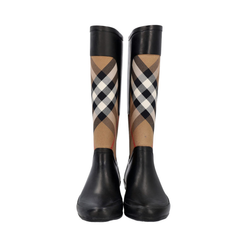 Exquisitely Detailed - Burberry Clemence Signature Rain Boots