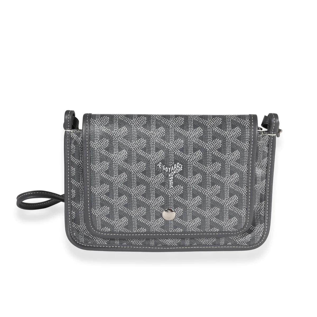 Goyard Black Chevron Coated Canvas/Leather Grenadines Shoulder Bag