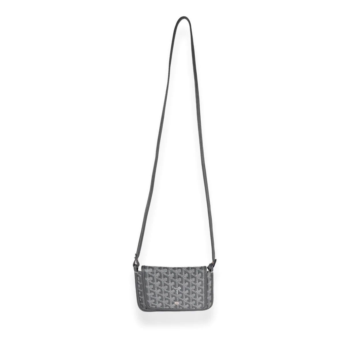 Goyard Black Goyardine Coated Canvas Plumet Crossbody Bag Goyard