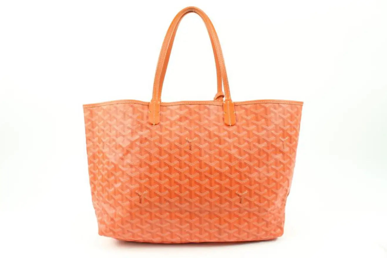 Goyard Anjou PM Tote Bag Pouch Navy Marine Hand Purse Reversible Woman Auth  New