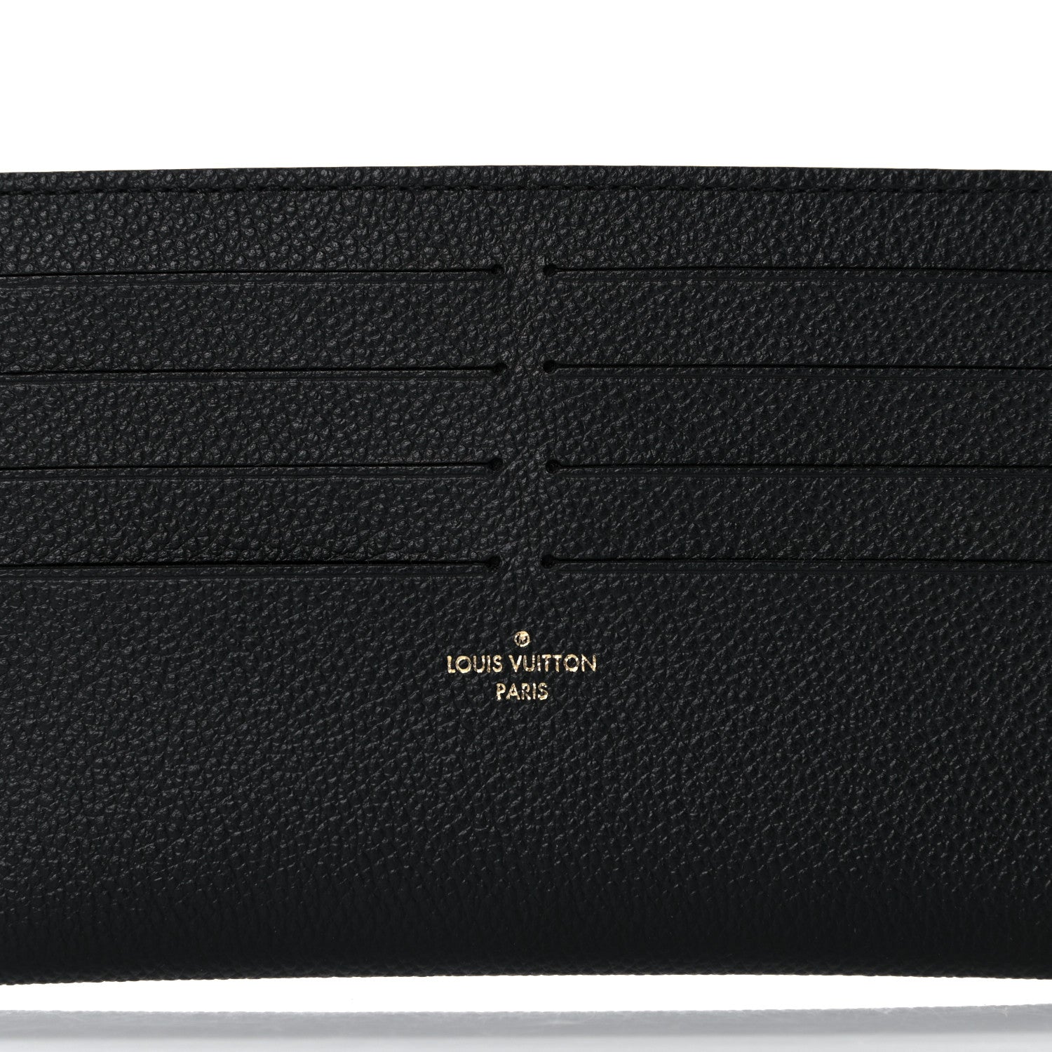 Louis Vuitton Pochette Felicie CardHolder Insert - Black Soft Leather  ￼Authentic
