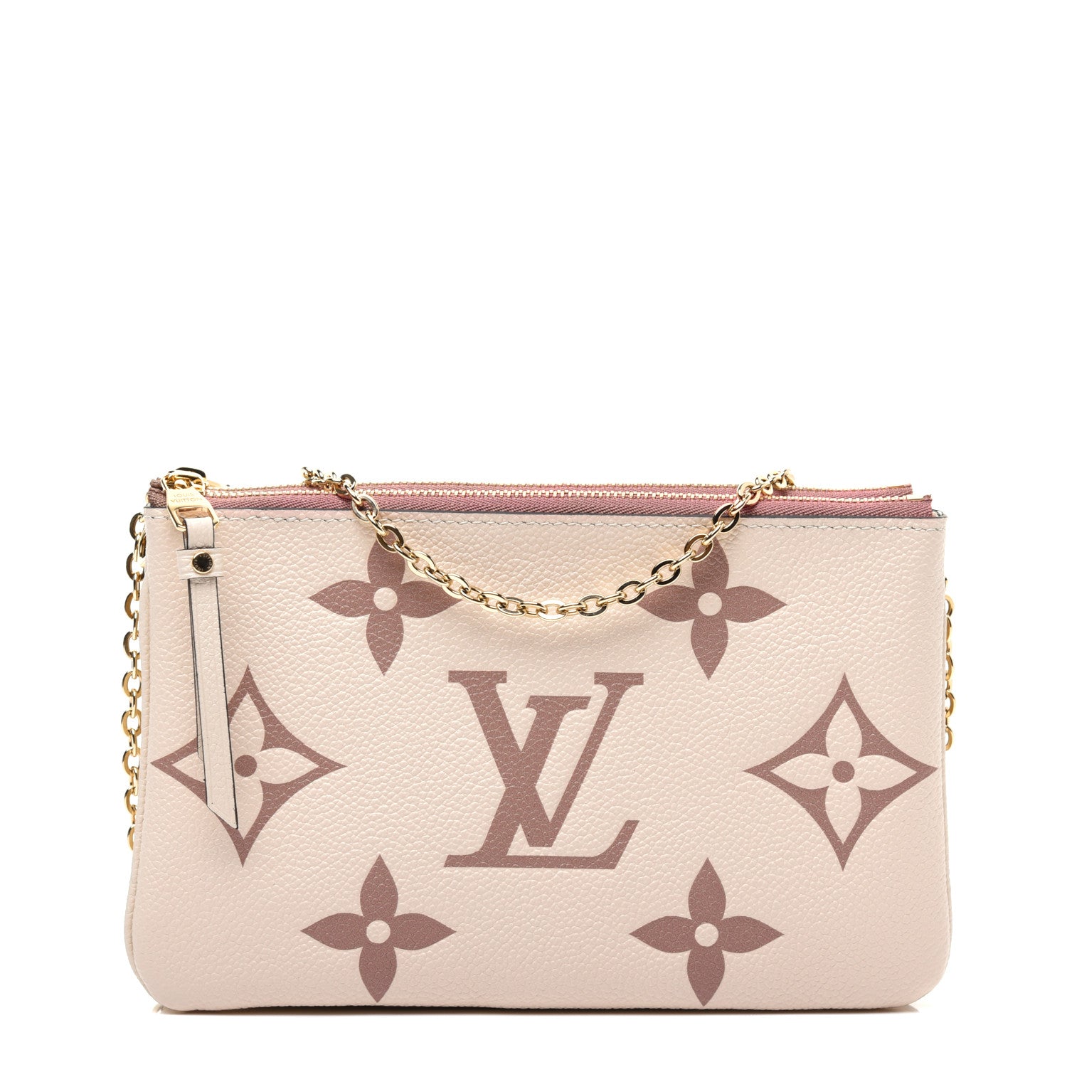 louis Vuitton Double Zip Pochette Pink