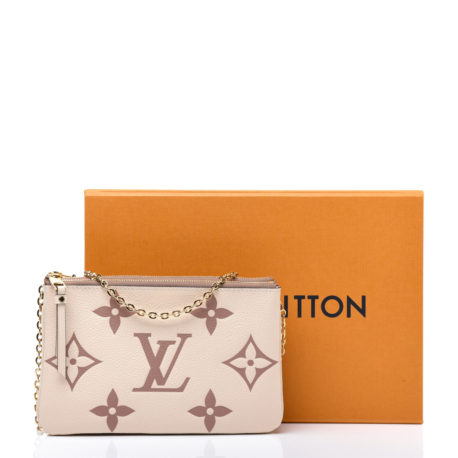 Louis Vuitton Monogram Giant Escale Double Zip Pochette