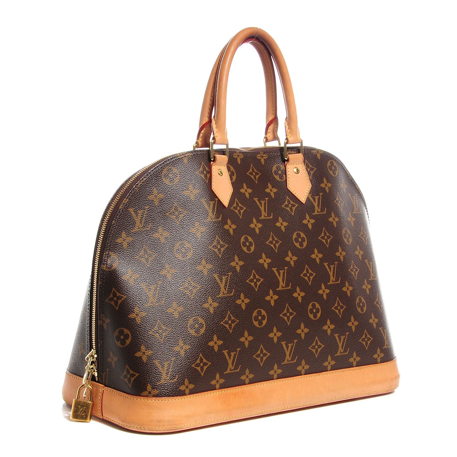Used] Louis Vuitton Monogram Graffiti Alma MM Handbag Bron Beige Alma MM  Leather ref.504542 - Joli Closet