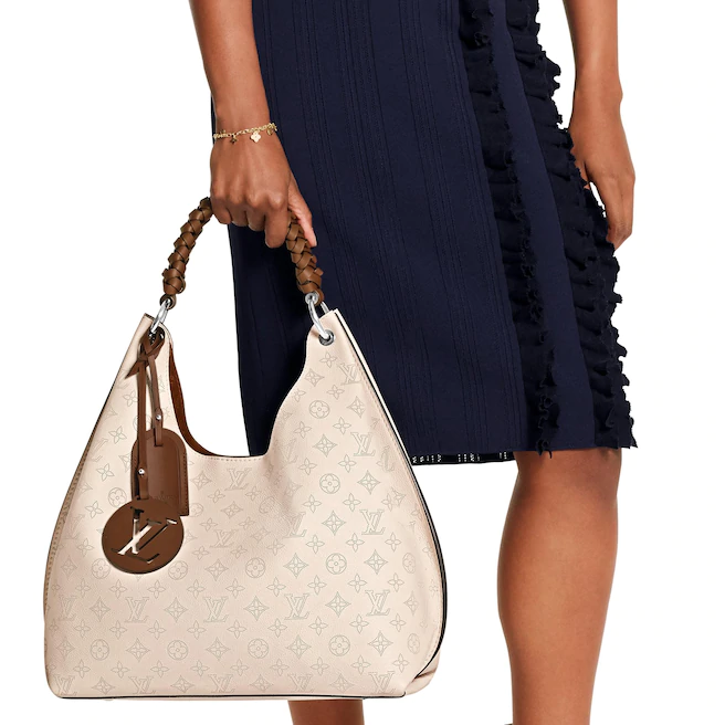 Louis Vuitton 2019 Mahina Carmel Hobo - Pink Hobos, Handbags