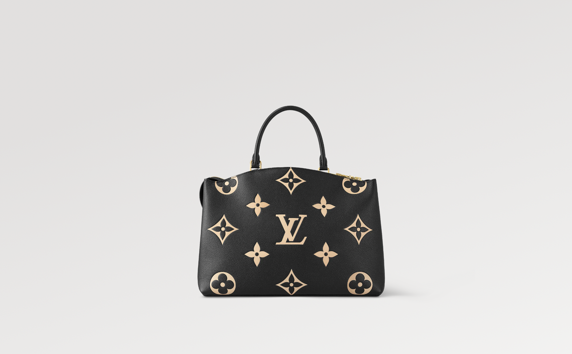 Louis Vuitton Grand Palais Tote Bag Monogram Embossed Leather In