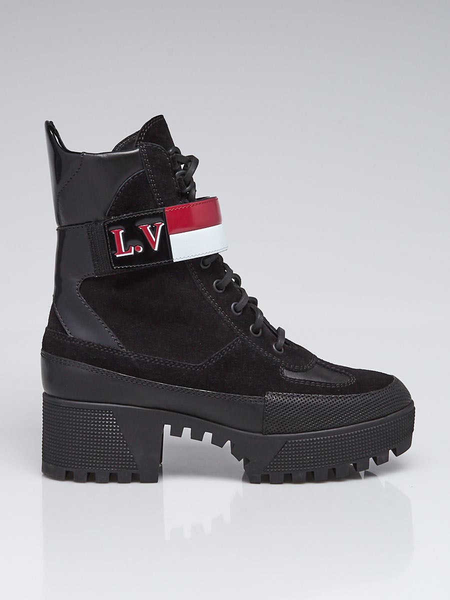 LOUIS VUITTON LAUREATE PLATFORM DESERT BOOTS