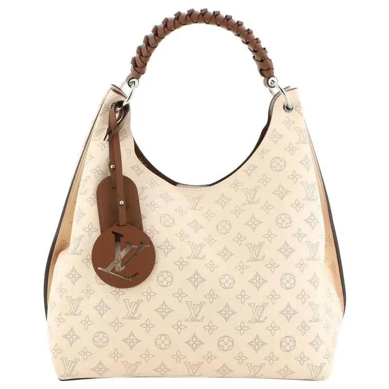 Louis Vuitton Monogram Mahina Carmel Hobo - Neutrals Handle Bags, Handbags  - LOU749484