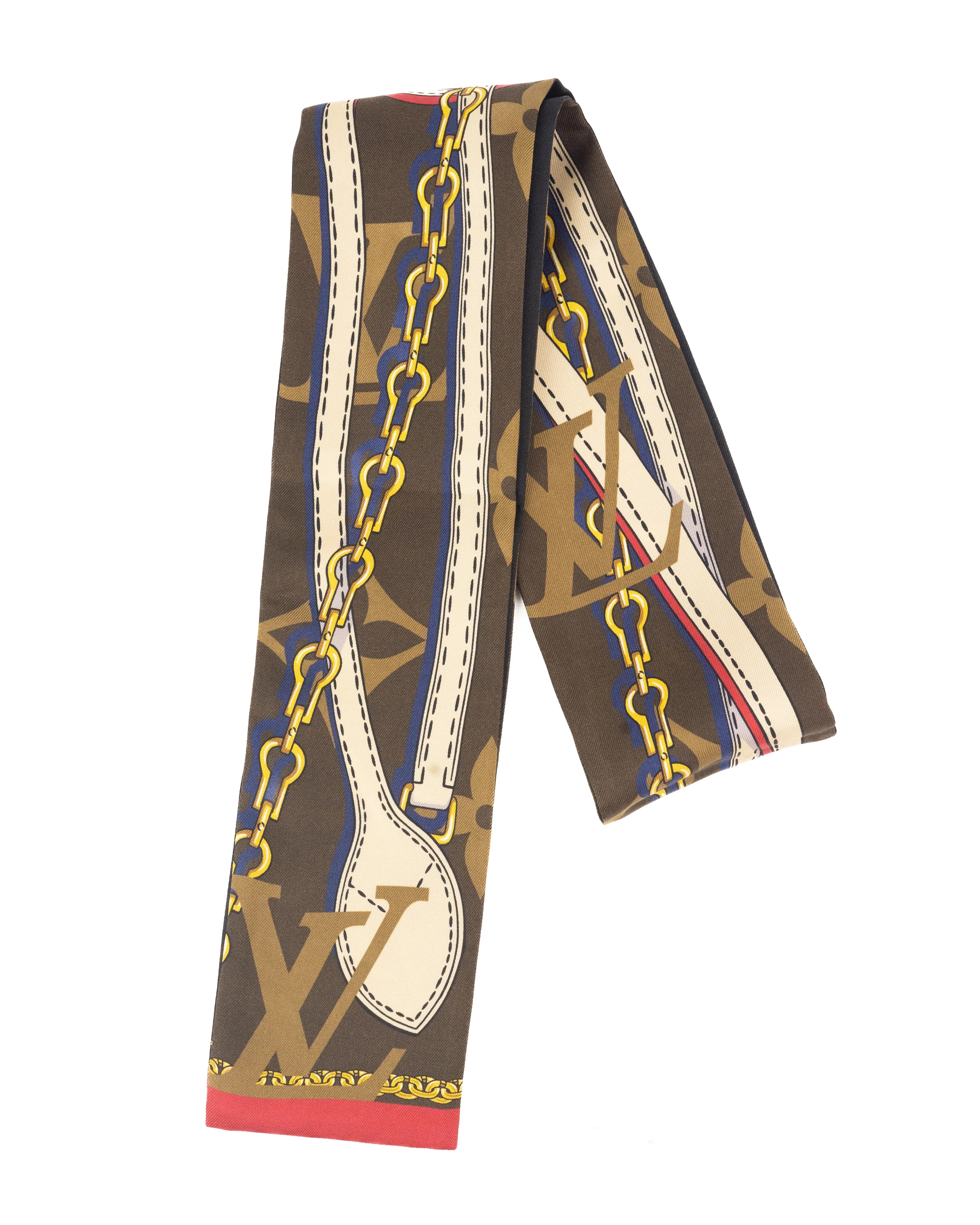 Louis Vuitton Tribute To Silk Bandeau - Brown Scarves and Shawls,  Accessories - LOU683698